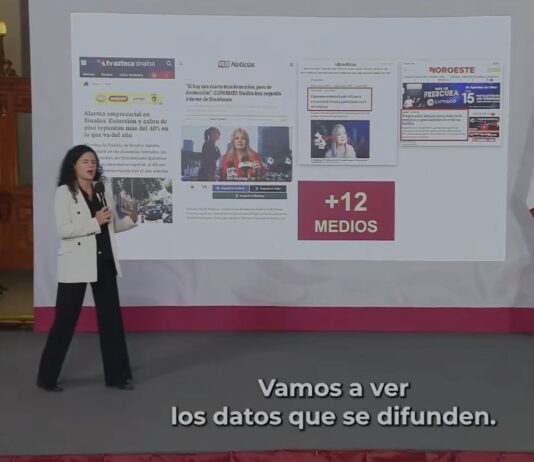 Empresarios de Sinaloa califican de engañosas las cifras oficiales sobre la economía estatal que informa Luisa María Alcalde