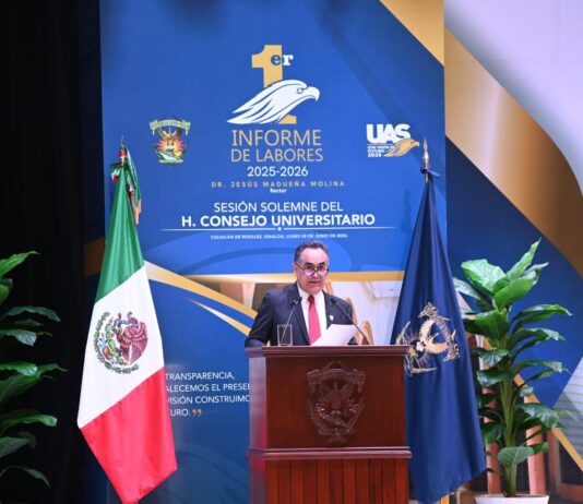 ¡Con visión de futuro! Rinde el Rector Jesús Madueña su Primer Informe de Labores ante el H. Consejo Universitario