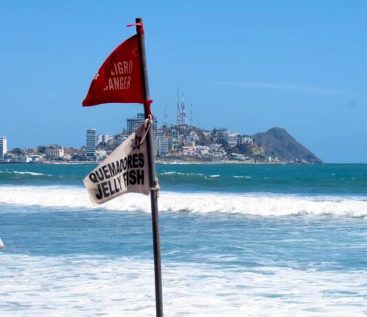 Escuadrón Acuático alerta a bañistas por condiciones de oleaje elevado en playas de Mazatlán