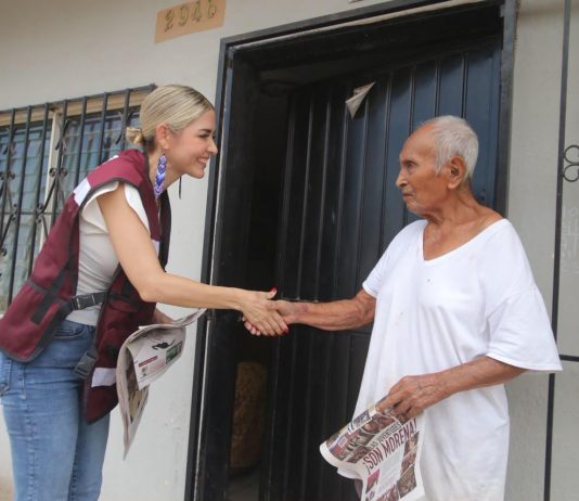 Llama Estrella Palacios a defender la soberanía nacional y consolidar la transformación durante recorridos casa por casa en Culiacán