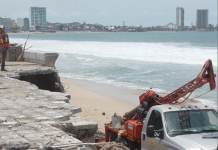 Autoridades de Mazatlán ¡Con Todo! Para Arreglar el Tramo Colapsado del Hermoso y Más Grande Malecón de México