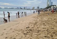 Baja el oleaje, pero continúan las corrientes de retorno: Salvamento Acuático