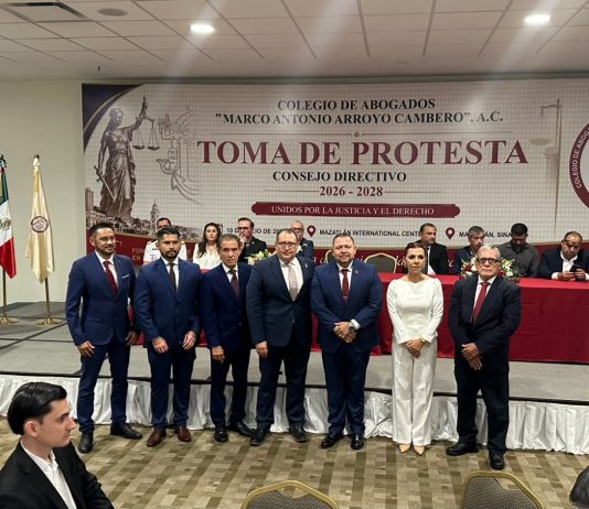 Jesús Enrique Alcaraz Rendón es el Nuevo Presidente del Colegio de Abogados “Marco Antonio Arroyo Camberos”