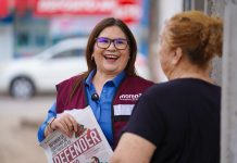 Desde colonias de Culiacán, con la gente, Imelda Castro se declara lista para coordinar la defensa de la 4T en Sinaloa